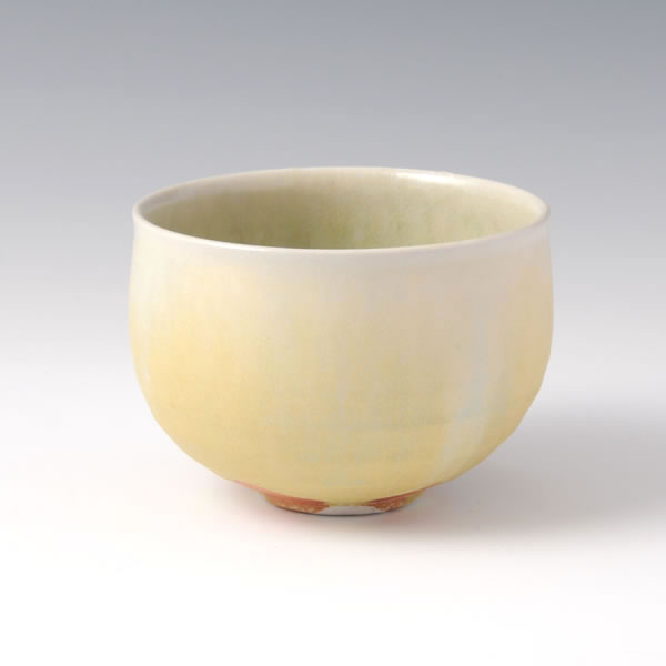 YOKOYU CHAWAN (Tea Bowl with Sunflower ash glaze) Kyoto ware