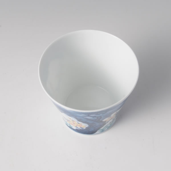 SHOCHIKUBAIMON SOBACHOKO (Cup with the Pine Bamboo & Plum design) Nabeshima ware
