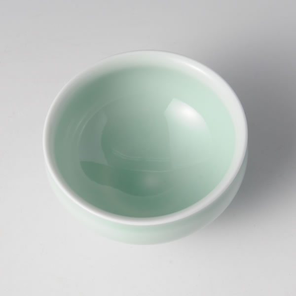 SEIJI GUINOMI ASAI (Celadon Sake Cup) Nabeshima ware