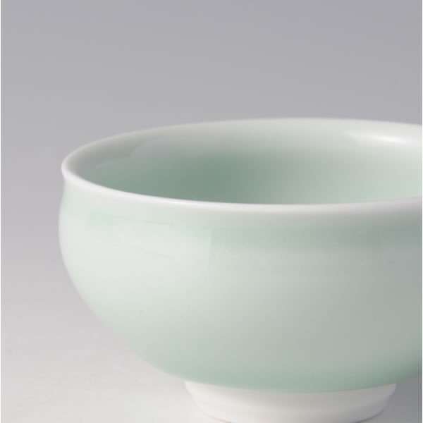 SEIJI GUINOMI ASAI (Celadon Sake Cup) Nabeshima ware
