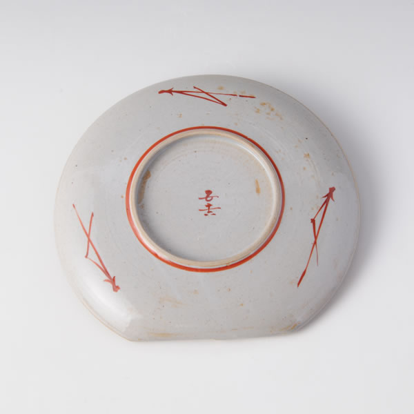 SARA SHOIN (Plate, Shoin, sound of the wind blowing in the pine) Kutani ware