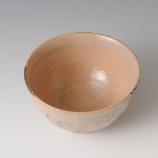 EGARATSU CHAWAN SHIKI (Decorated Karatsu ware Tea bowl with Four Seasons design) Karatsu ware