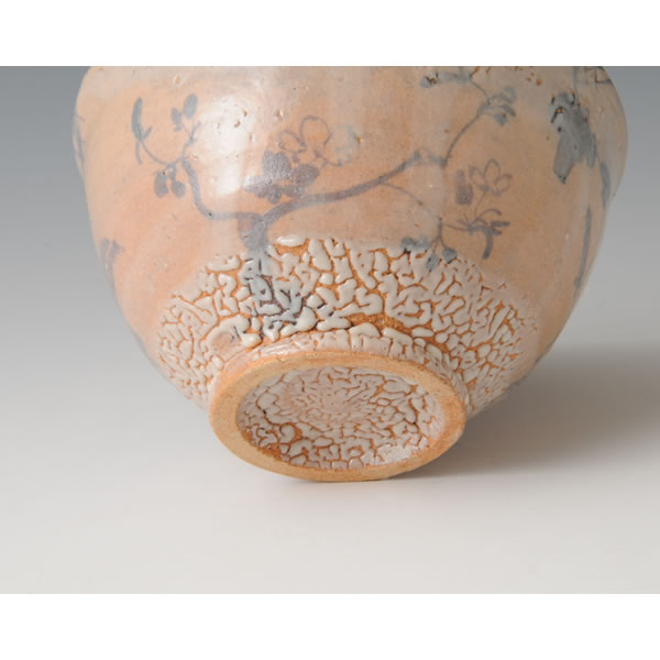 EGARATSU CHAWAN SHIKI (Decorated Karatsu ware Tea bowl with Four Seasons design) Karatsu ware