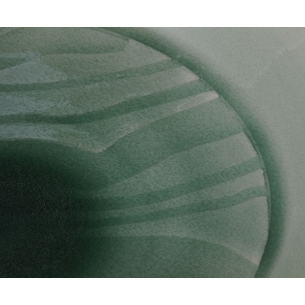SUISEIJI NAMIMON BACHI (Celadon Bowl with Wave design)