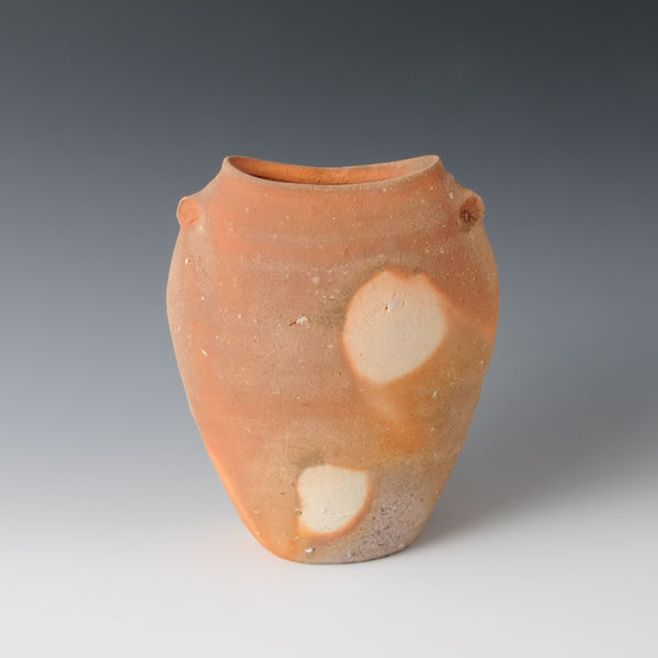 SHIGARAKI HIIRO HANAIRE (Flower Vase with Fire Marks) Shigaraki ware