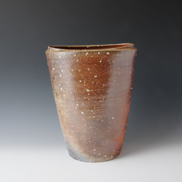 SHIGARAKI KAKI (Flower Vase A) Shigaraki ware