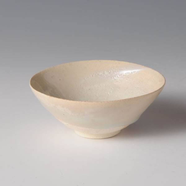 SHIRATAMA SAKENOMI (White-colored Sake Cup) Karatsu ware
