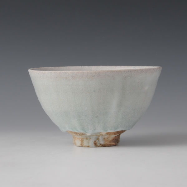 HAIYUSAI CHAWAN (Tea Bowl with Ash glaze decoration B)