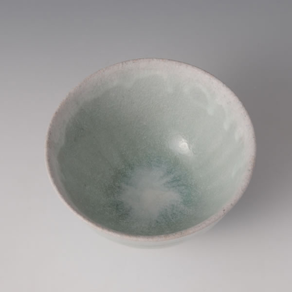 HAIYUSAI CHAWAN (Tea Bowl with Ash glaze decoration B)