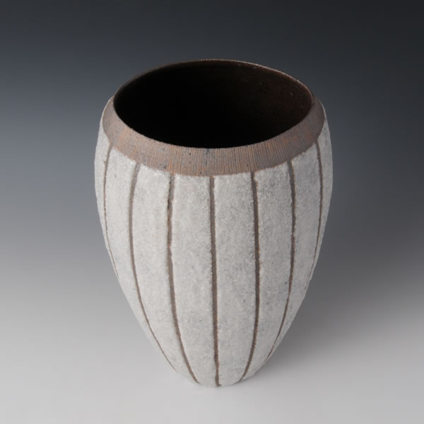 SEKISAI TSUBO (Jar with Decorated Stone Grains) Kyoto ware