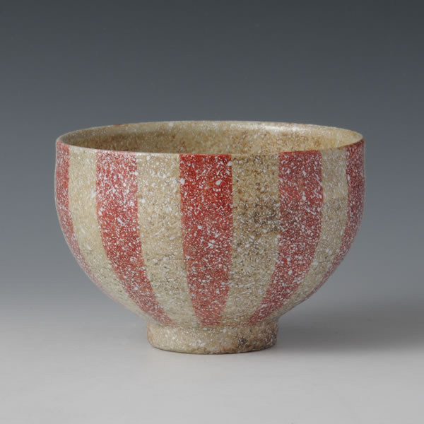 SEKISAI CHAWAN (Tea Bowl with Red decoration) Kyoto ware