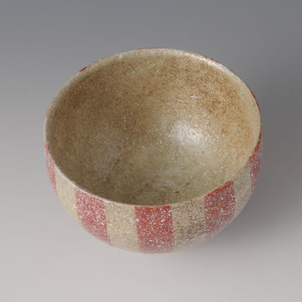 SEKISAI CHAWAN (Tea Bowl with Red decoration) Kyoto ware
