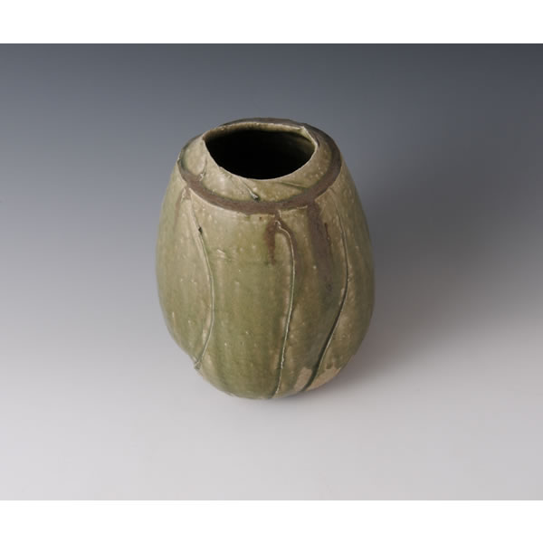 HAIYU TSUBO (Jar with ash glaze B) Kyoto ware