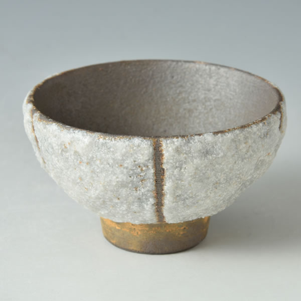 SEKISAI SHUHAI (Sake Cup with Decorated Stone Grains D) Kyoto ware