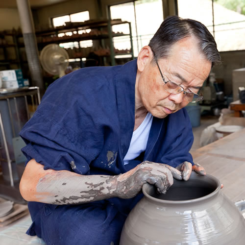 松井與之 備前焼