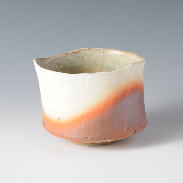 Japan Pottery Net / 唐津焼締刷毛目茶碗