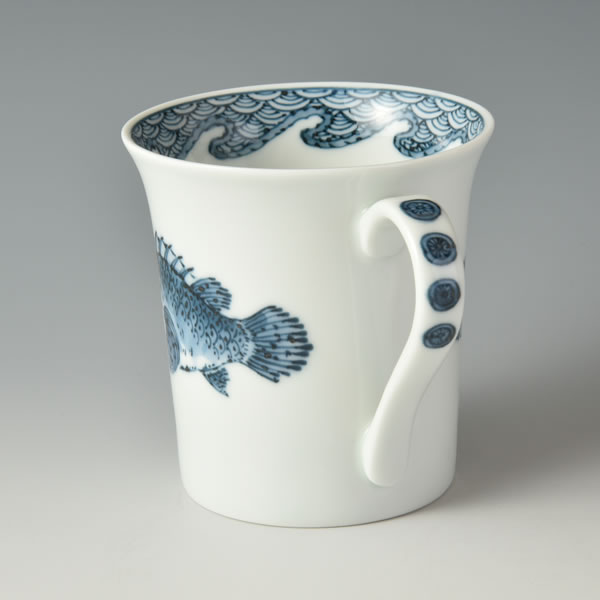 魚紋　フリーマグカップ